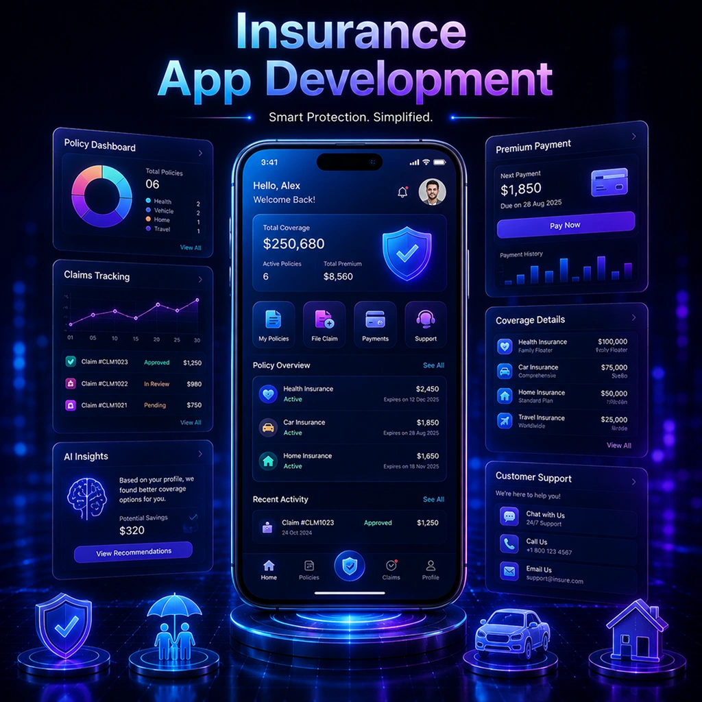 Insurance app development services